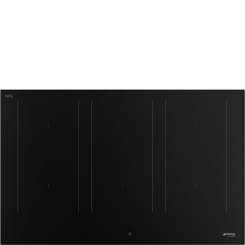 SMEG SIM3864N - Matte Black 80cm Induction Hob - 6 Cooking Zones - MultiZone