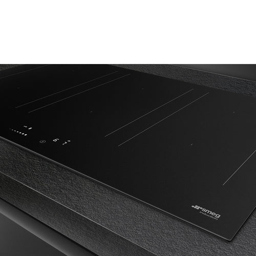 SMEG SIM3864N - Matte Black 80cm Induction Hob - 6 Cooking Zones - MultiZone