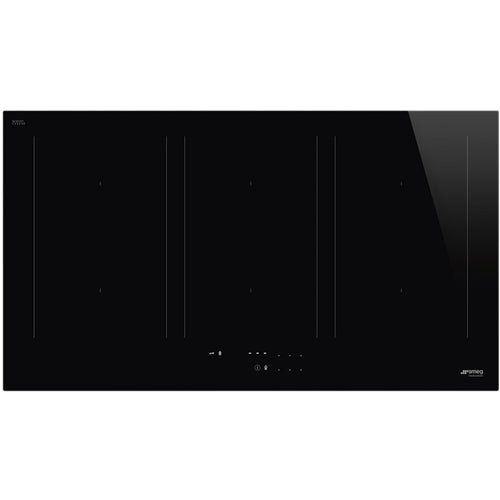 Smeg SIM3964MB - Black 90cm Induction Hob - 6 Cooking Zones