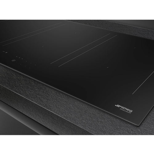 Smeg SIM3964MB - Black 90cm Induction Hob - 6 Cooking Zones