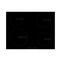 Solt SIND60 - Black 60cm Induction Hob - 4 Cooking Zones