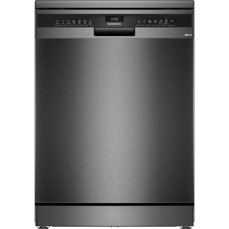 Siemens SN23EC03ME iQ300 - Black 14 Place Setting Dishwasher - A+ Energy Rating