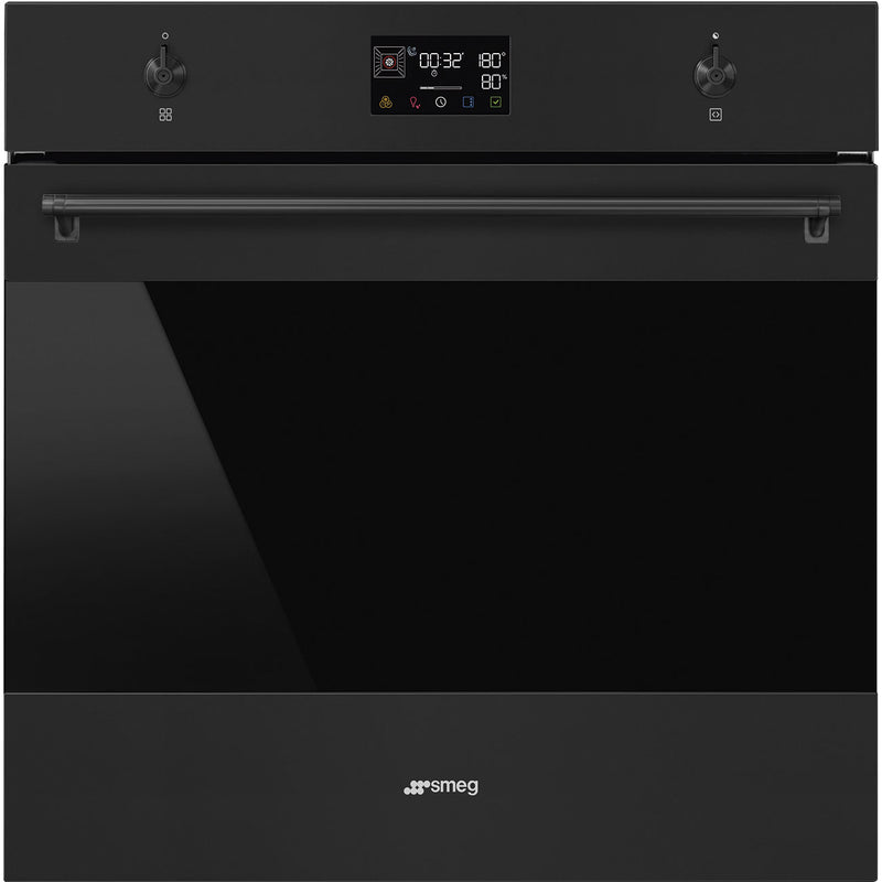 Smeg SOP6302S2PN - Matte Black Single Oven - 68 litres capacity - A+ energy