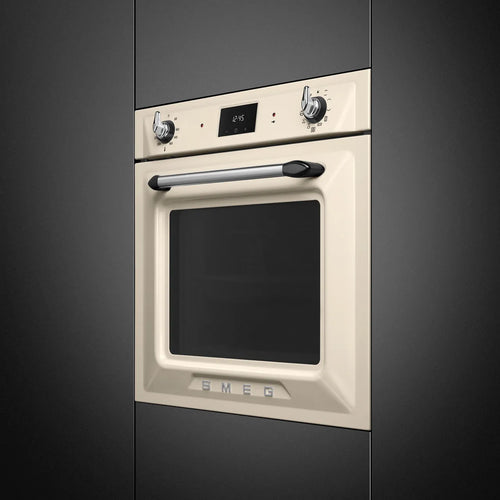 Smeg SOP6902S2PP - Cream Built in Electric Single Oven - A+ energy