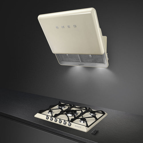 Smeg SR975PGH - Cream 5 Zone Gas Hob