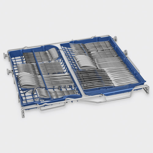 Smeg ST323PM - Silver Fully-integrated Dishwasher - 14 Place Settings - C Energy