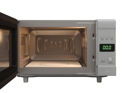 AG SWFBFSMS - Silver 20L Flatbed Microwave - 700W