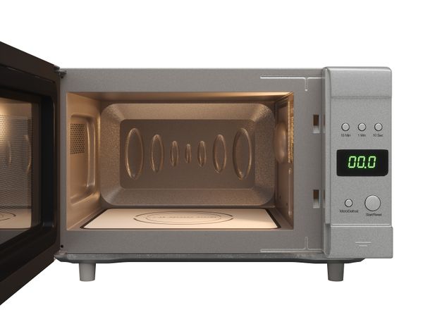 AG SWFBFSMS - Silver 20L Flatbed Microwave - 700W