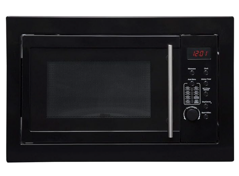 SIA BIM25BL Black 25L Integrated Built in 900W Digital Timer Microwave Oven