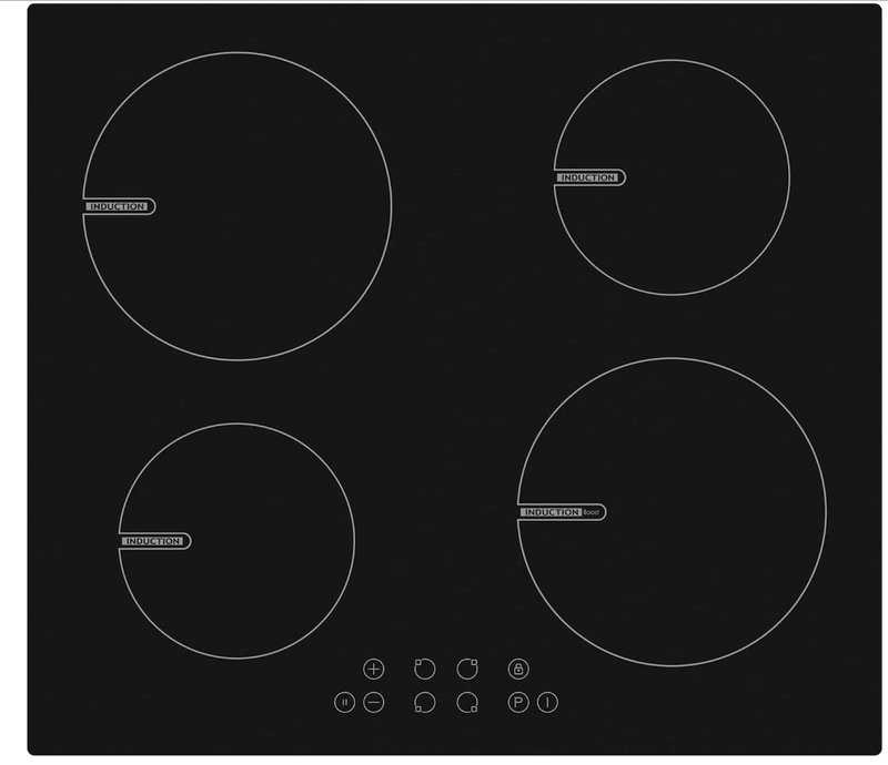 White Knight DAWKHBII60-P - 4 Zone Induction Hob