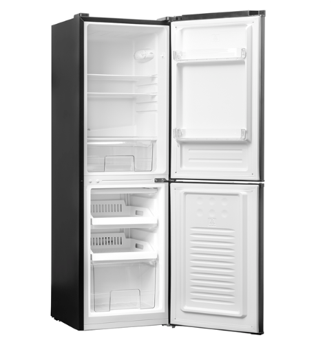 SIA SFF1490BL - Black Freestanding 50/50 Fridge Freezer - F energy