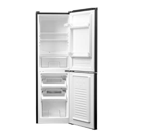 SIA SFF1490BL - Black Freestanding 50/50 Fridge Freezer - F energy