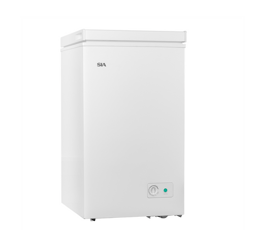 SIA SCF92WE  92 Litres White Freestanding Chest Freezer - E energy