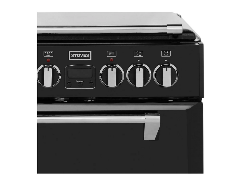 Stoves ST RICH 550E Blk - Black 4 Zone Electric Cooker - A energy