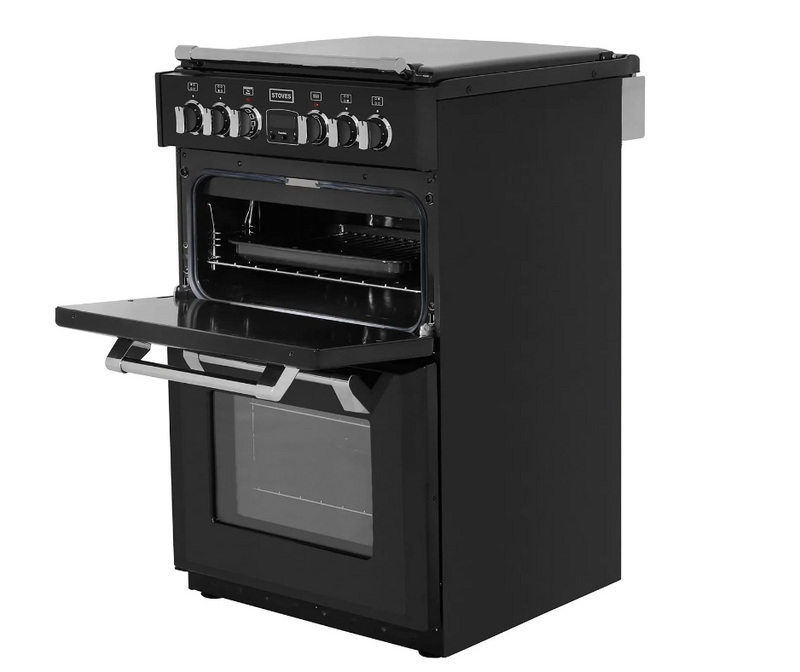 Stoves ST RICH 550E Blk - Black 4 Zone Electric Cooker - A energy