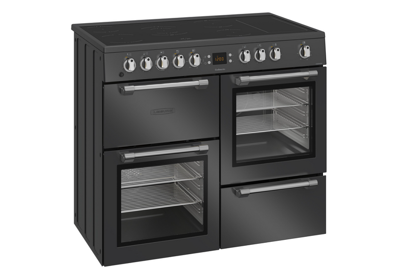 Leisure CK100C210K - Black 100cm Electric Range Cooker - 4 Cavities - A/A Energy Rated