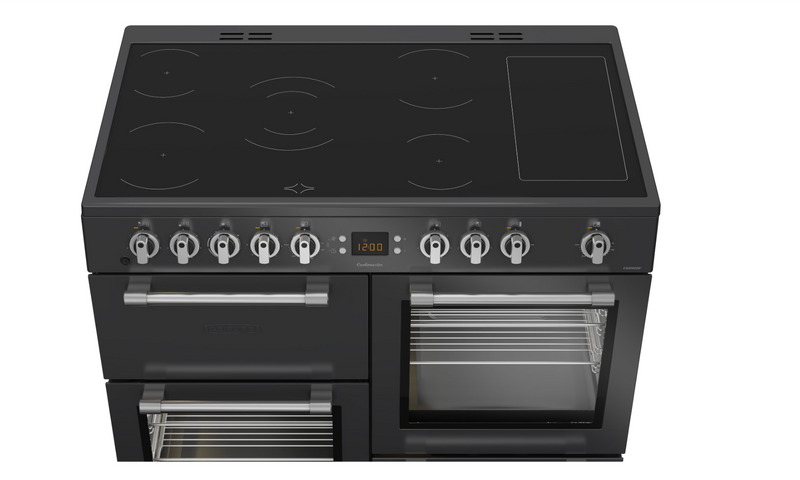 Leisure CK100C210K - Black 100cm Electric Range Cooker - 4 Cavities - A/A Energy Rated