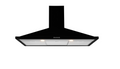 Leisure H102PX Black - 100cm Chimney Cooker Hood - C energy