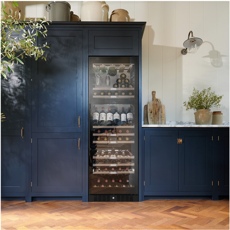 Caple WF1553BG - Black 111 Bottle Capacity Wine Cooler - G energy