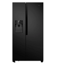 Teknix THSBS1791INBIX - Black American Fridge Freezer - Non-plumbed - E energy