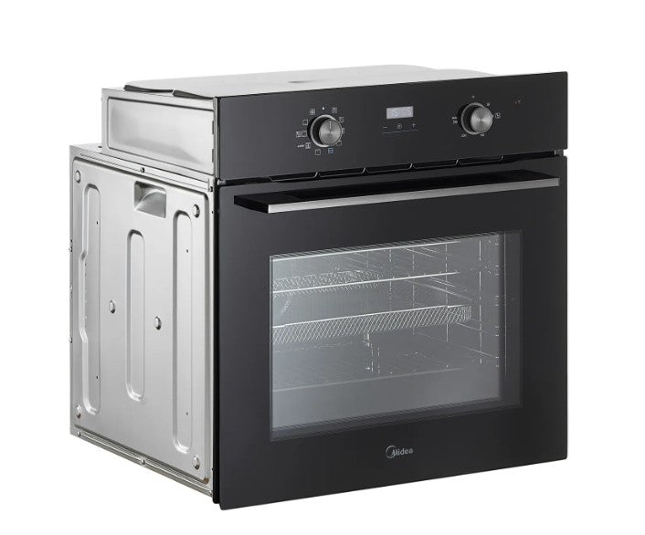 Midea MBO65M90D2C-BK - Black Built-In Single Oven - Multifunction with Catalytic Liners - A+ Energy