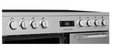 Leisure PR90C530X - Stainless Steel 90cm Electric Range Cooker - Five Zone Ceramic Hob, Three Ovens - A energy