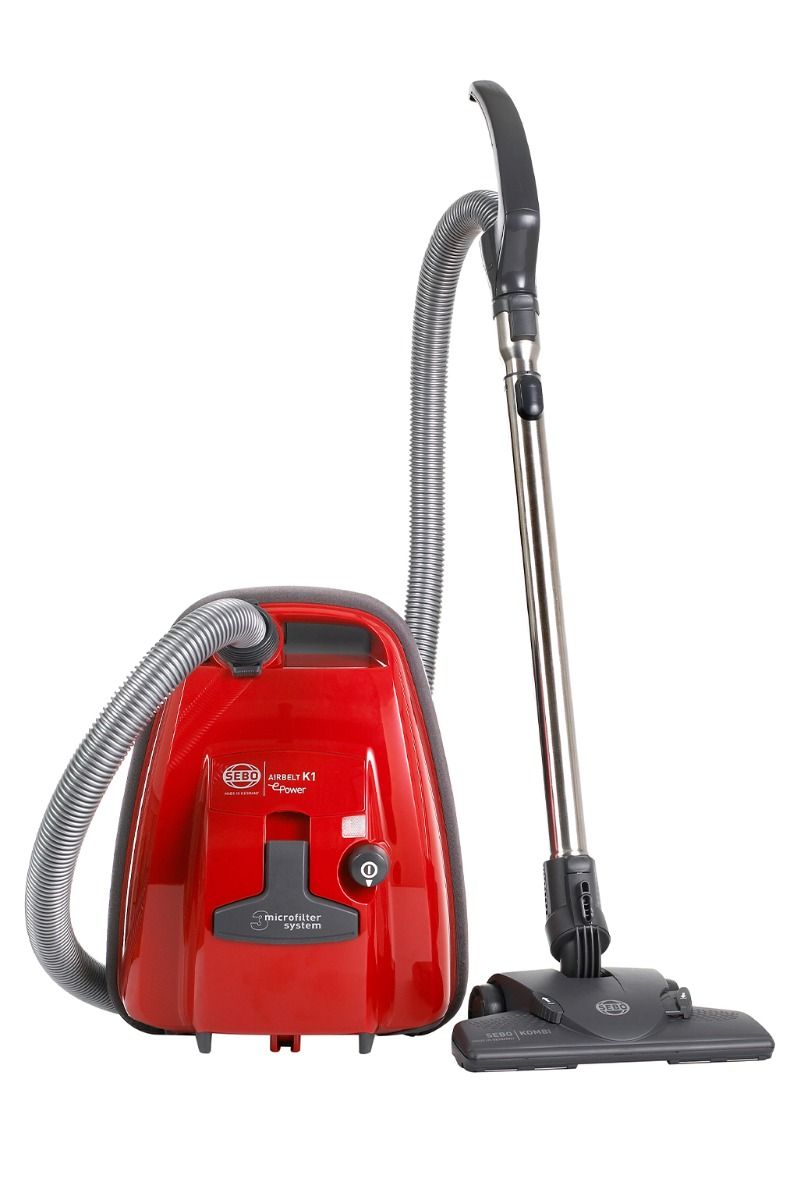 SEBO K1 Red ePower - Red Vacuum Cleaner - 3.0L Capacity