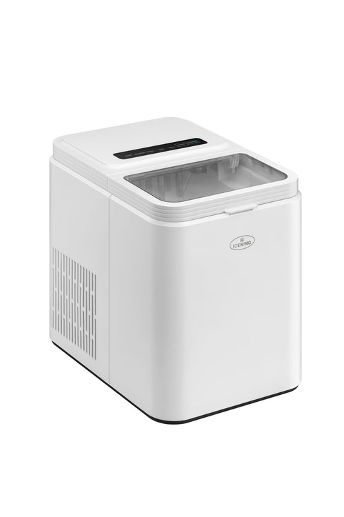 IceKing IKICE12KGW - White Icemaker - 12 kg Capacity