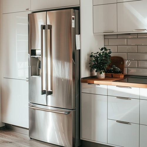 American fridge freezer installation