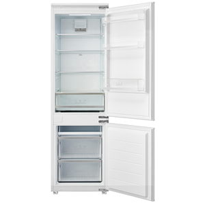 Tesla T248ITFF - 70/30 Integrated Fridge Freezer with sliding hinges, No Frost Cooling, Fridge Freezer - 180L Fridge / 68L Freezer - E energy - Display