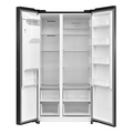 Tesla T569AFFB - Dark Inox American Fridge Freezer - 569L Capacity - D Energy Rating