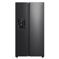 Tesla T569AFFB - Dark Inox American Fridge Freezer - 569L Capacity - E Energy Rating