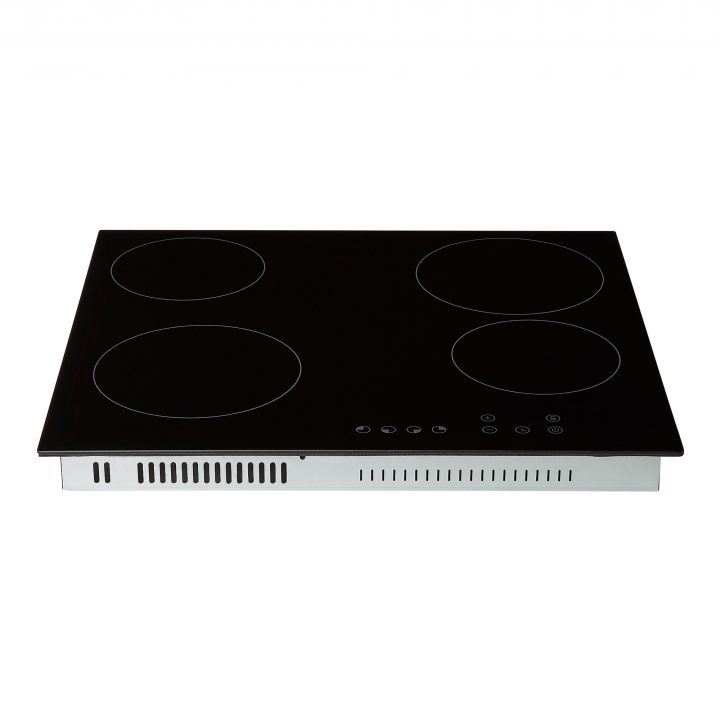 Cookology TCH601 - Black 4 Zone Ceramic Hob - 60cm Built-In - Hard Wired