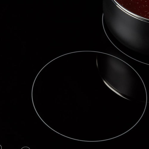 Cookology TCH601 - Black 4 Zone Ceramic Hob - 60cm Built-In - Hard Wired