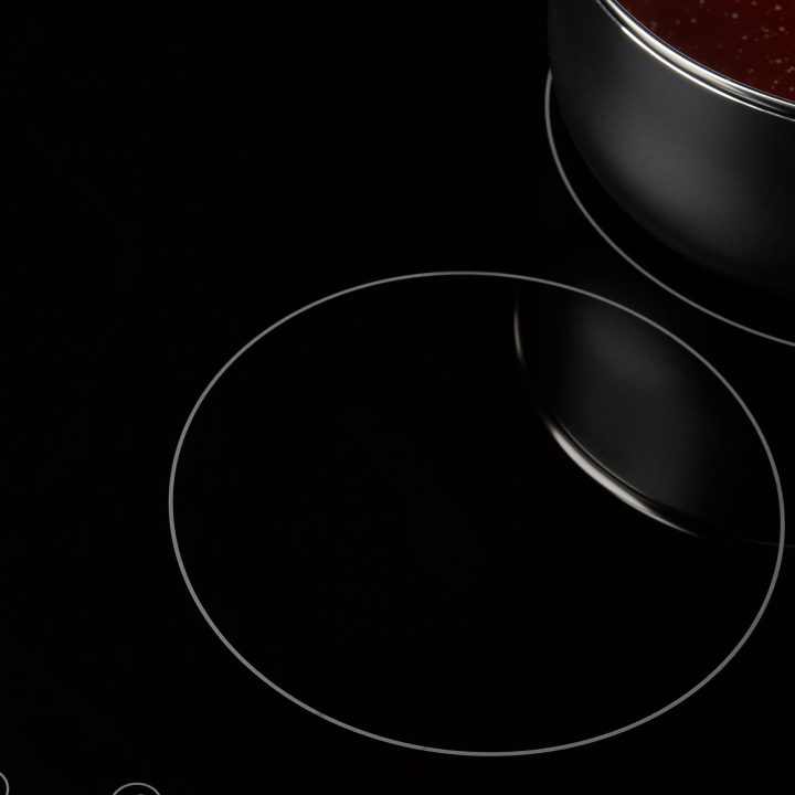 Cookology TCH601 - Black 4 Zone Ceramic Hob - 60cm Built-In - Hard Wired