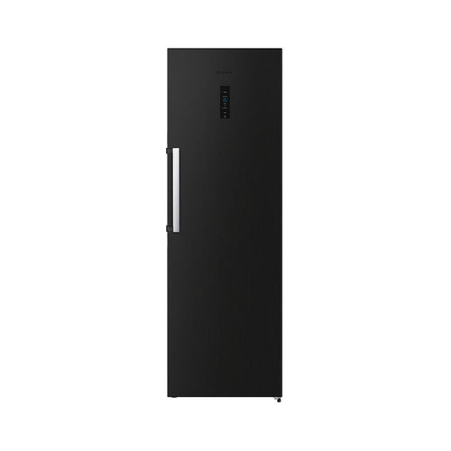 Teknix TH60TLBIX - Black Steel 370L Larder Fridge - 185.5cm x 65.1cm x 59.5cm - D Energy Rating