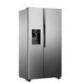 Teknix THSBS1791PLUX Stainless Steel 2 Door Side by Side Fridge Freezer - E rated