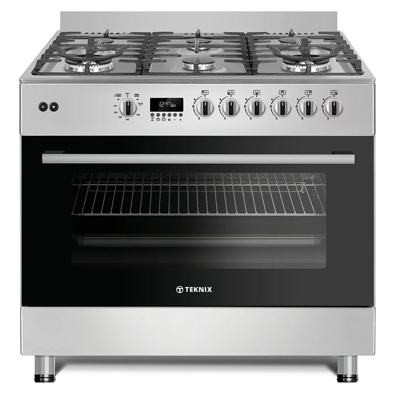 Teknix TK2SRCG90X - Stainless Steel Range Cooker - 100 Litres - A energy