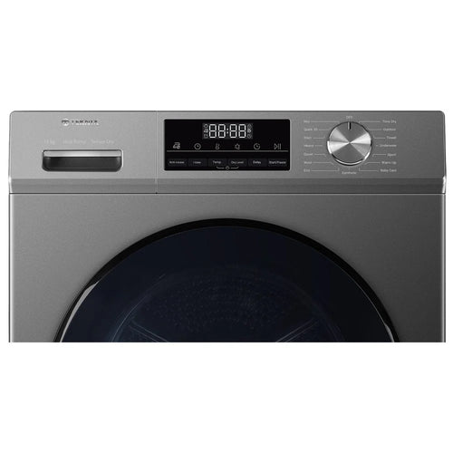 Teknix TK3HP10XS - Silver 10KG Heat Pump Tumble Dryer - E Energy Rating
