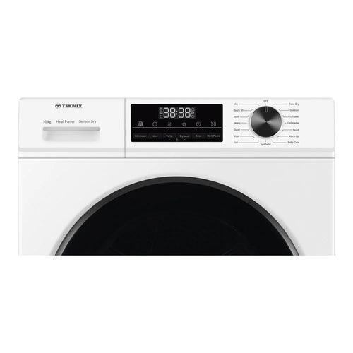 Teknix TK3HP10XW - White 10KG Heat Pump Tumble Dryer - E Energy Rating