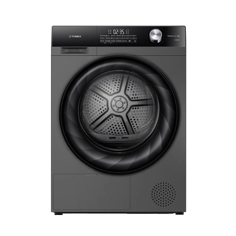 Teknix TK5HP9HS - Titanium 9KG Tumble Dryer - Heat Pump - A++ Energy Rating