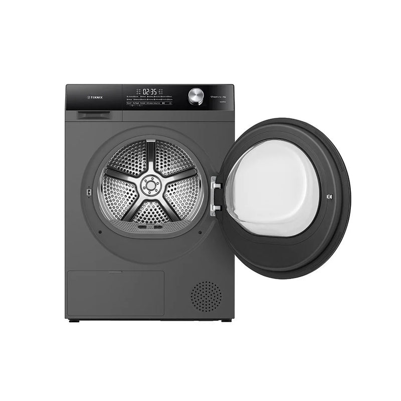 Teknix TK5HP9HS - Titanium 9KG Tumble Dryer - Heat Pump - A++ Energy Rating