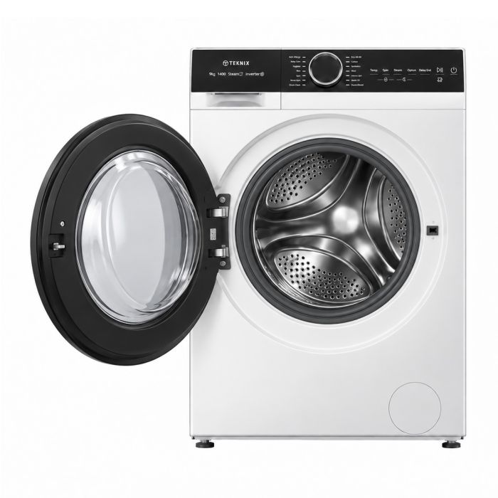 Teknix TK5WMA914W - White 9KG Washing Machine - 1400 RPM - A energy