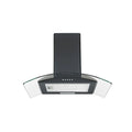Teknix TKCGH26B - Black Curved Glass Extractor Hood - 60cm - A energy