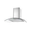 Teknix TKCGH26X - Stainless Steel 60cm Curved Glass Hood - A Rated