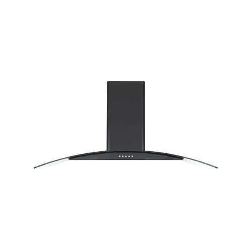 Teknix TKCGH29B - Black 90cm Curved Glass Hood - A Rated