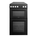 Teknix TKED54B - Black 4 Zone Electric Double Oven - Manual cleaning - A energy