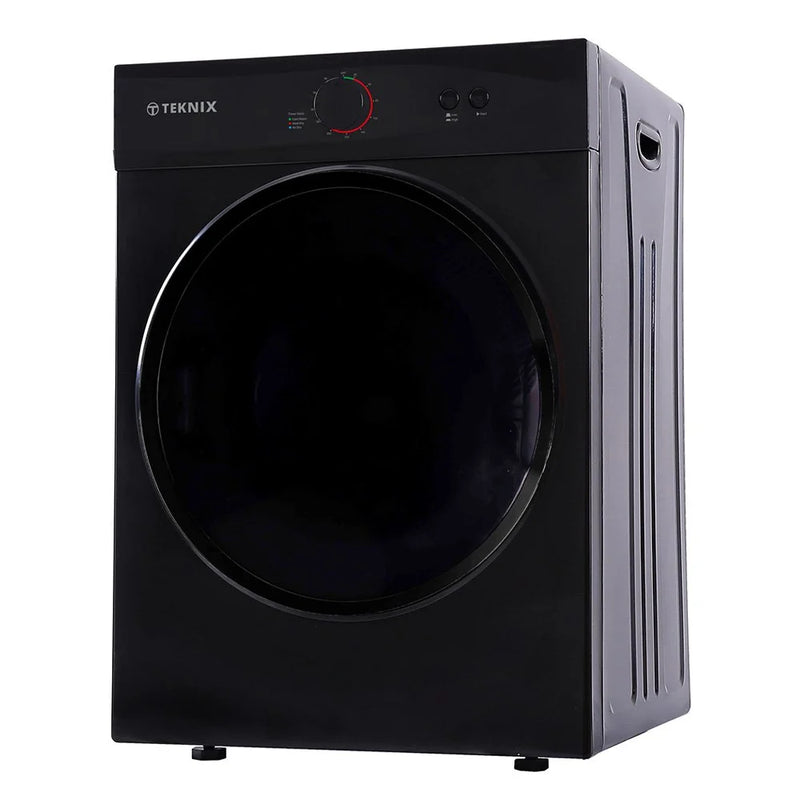 Teknix TKV3B - Black 3KG Tumble Dryer - Vented - C Energy