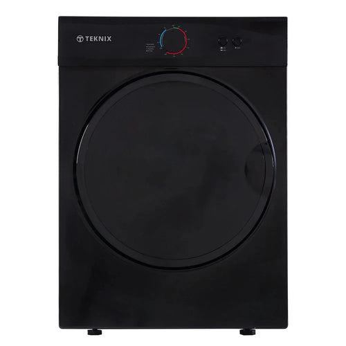Teknix TKV3B - Black 3KG Tumble Dryer - Vented - C Energy