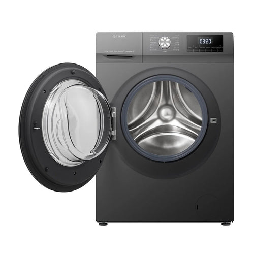 Teknix TKW12142HS - Silver Freestanding 12KG Washing Machine - 1400 RPM - A energy